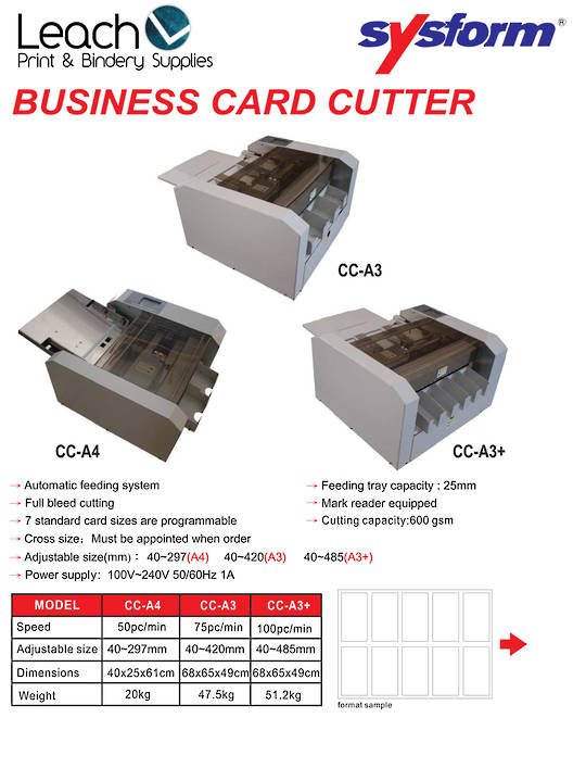 Business Card Cutter